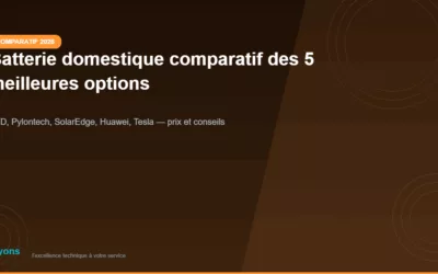 Batterie domestique en Belgique : comparatif des 5 meilleures options en 2026