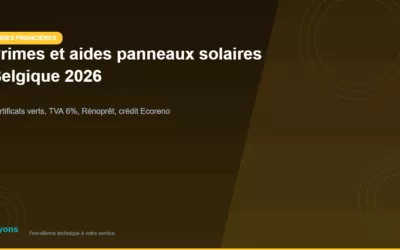 Primes et aides panneaux solaires en Belgique 2026 : le guide complet